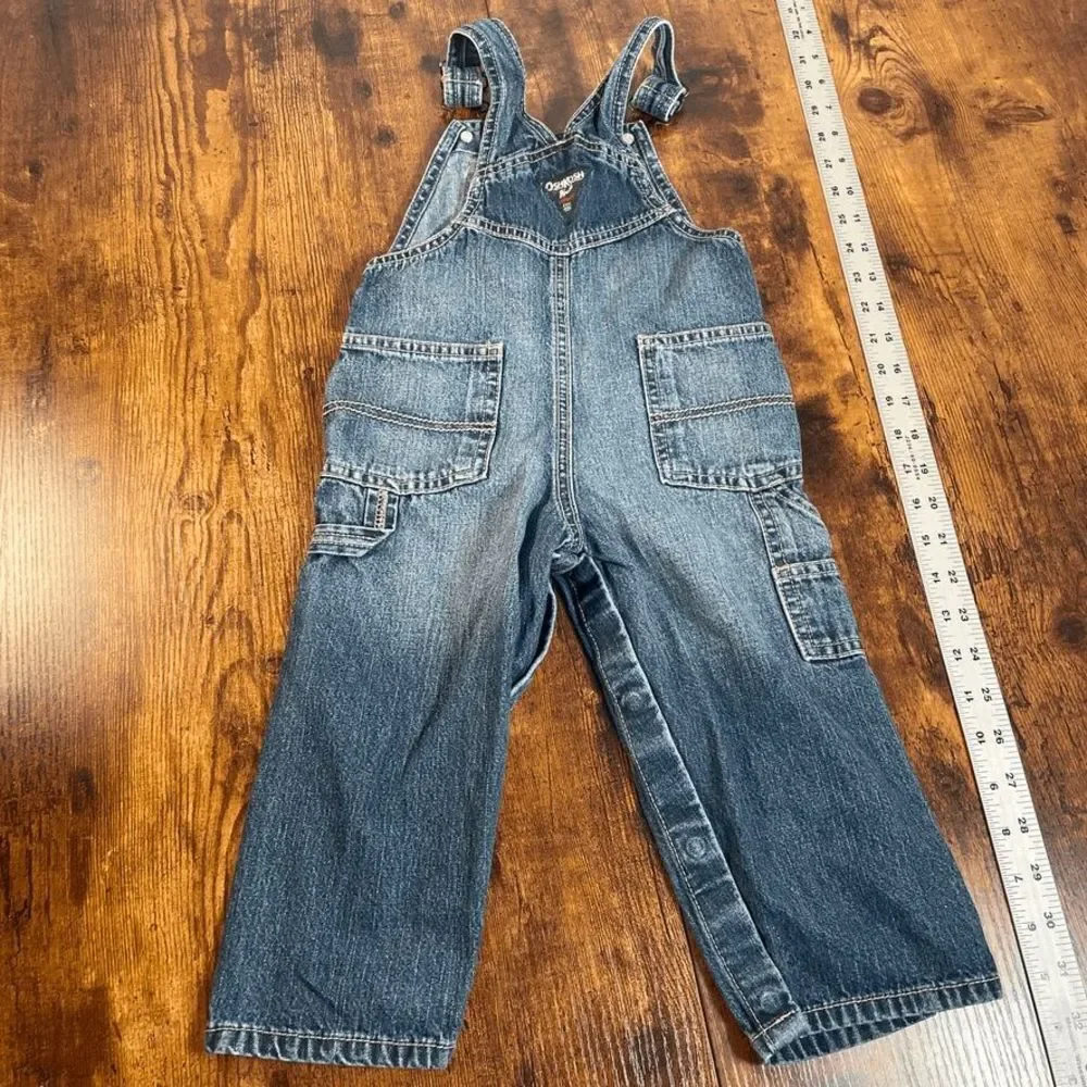 Oshkosh‎ Bigosh Denim Overalls Pants Size 24 Months
